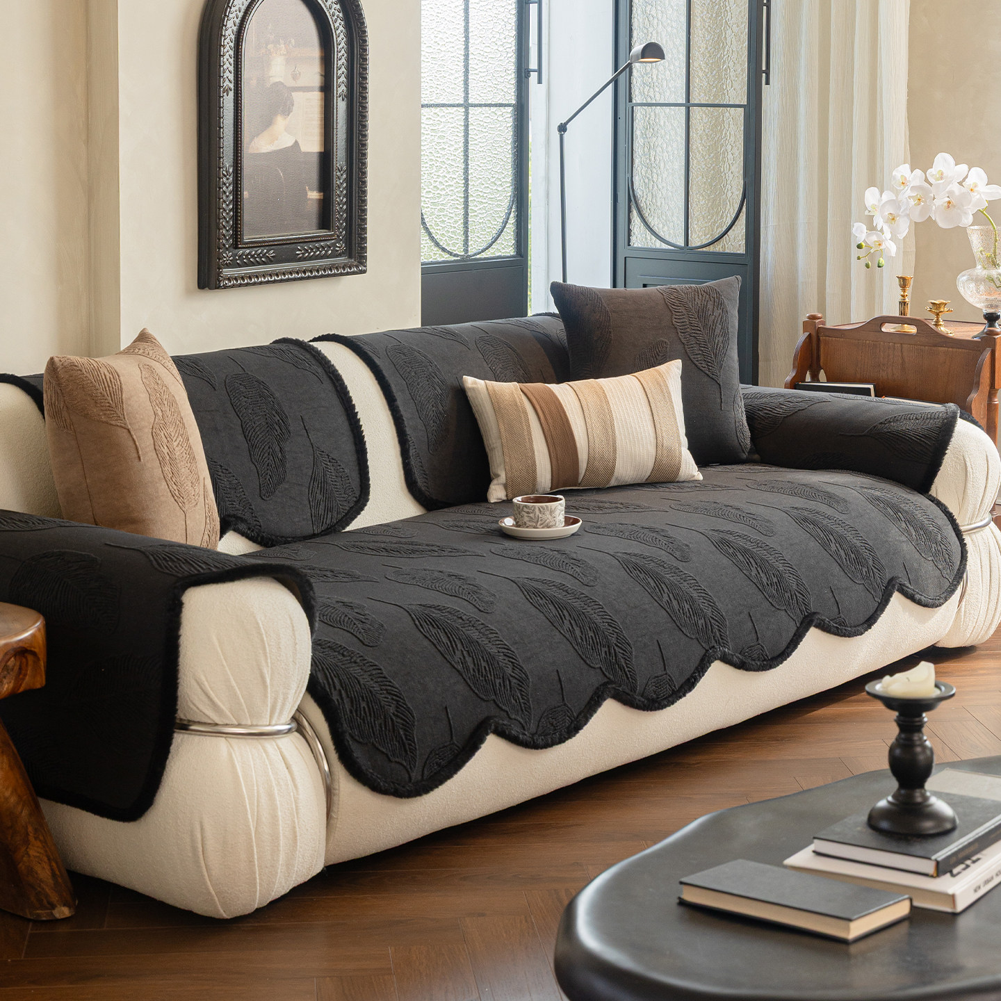 异型不规则沙发垫防滑盖布巾四季通用轻奢高级感直排坐垫2026新款,居家布艺,沙发垫,淘宝优惠券,粉丝福利购,淘宝优惠卷