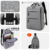 Fashionable Grey with Grey Chest Bag, Large Single Compartment Standard Edition
