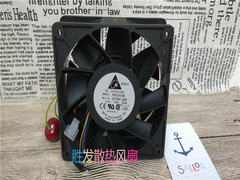 DELL 电脑服务器散热风扇 J514V-A00 PFC1212DE-8K2M 0H894R 12