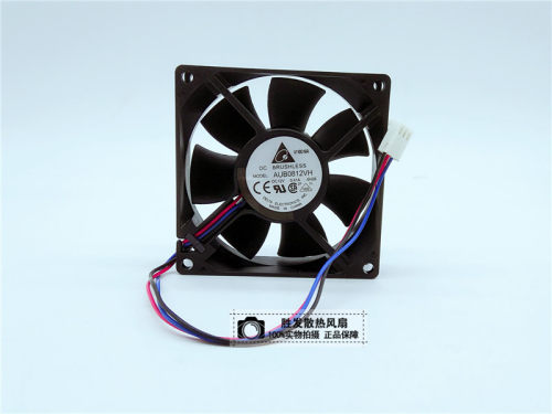 台达DELTA 8025 8厘米 0.41A PWM自动控速CPU散热器风扇AUB0812VH