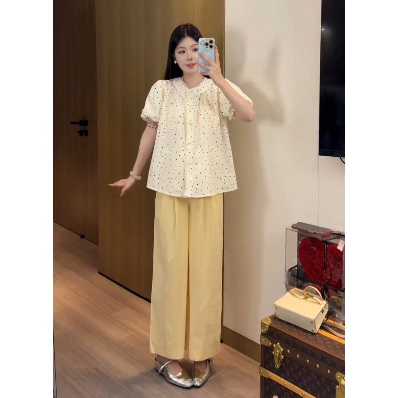 韩版夏季宽松孕妇套装