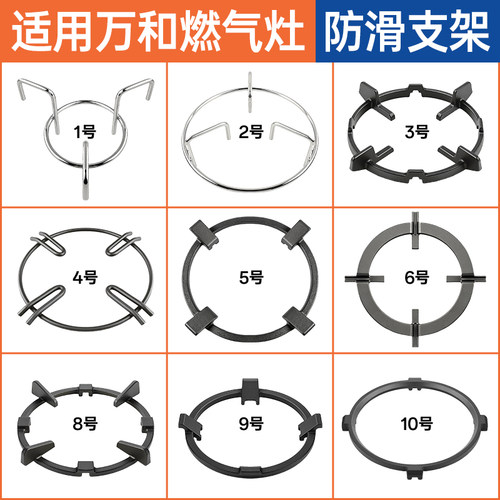 适用万和燃气灶配件辅助防滑支架