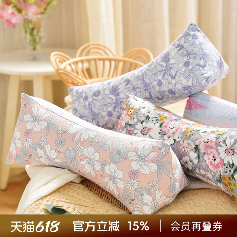阳春小镇三角颈枕荞麦壳枕头成人单人睡眠颈椎睡觉专用纯棉高端