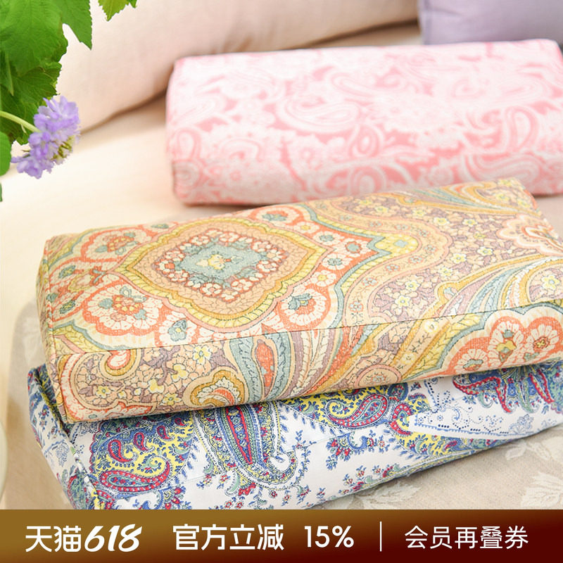 阳春小镇小枕头成人午睡迷你儿童学生便携旅行小长方枕荞麦壳小号