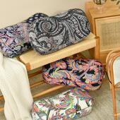 阳春小镇多功能护腰枕纯棉汽车腰部靠垫沙发靠枕靠背办公室护腰靠