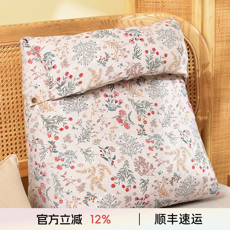 阳春小镇床头靠垫舒适亲肤
