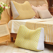 阳春小镇床头靠垫软包大靠背靠枕腰枕床上沙发抱枕高端轻奢高级感