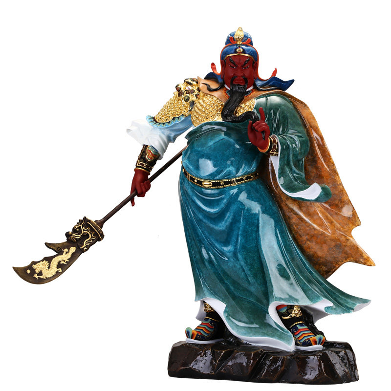 熙曼蒂 关公像 神像 供奉家用武财神关公神像 关羽关二爷佛像摆件