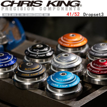 美国Chris King DROPSET 3上41下52自行车全内置培林隐藏碗组轴承