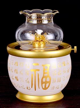 仿琉璃防风调光液体酥油灯