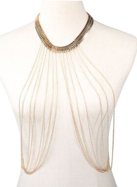 欧美热销性感沙滩bodychain流苏