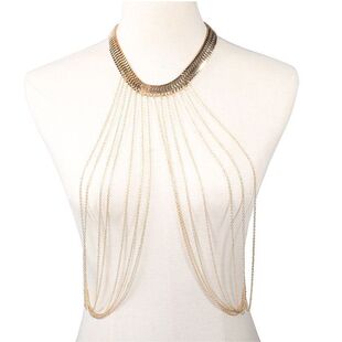 chain比基尼流苏身体链项链外贸饰品 body 欧美热销 性感沙滩