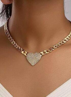 欧美朋克嘻哈风chainnecklace