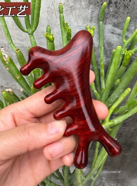 紫檀木按摩梳经络梳檀木梳各种款式按摩梳