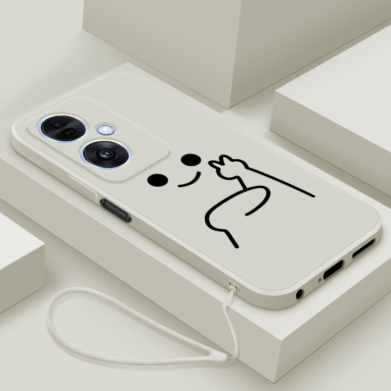 适用oppoa1s手机壳新款a1pro液态硅胶保护套oppo a1i男女生A1x镜头全包防摔a1活力版软壳A1潮5G个性创意比耶