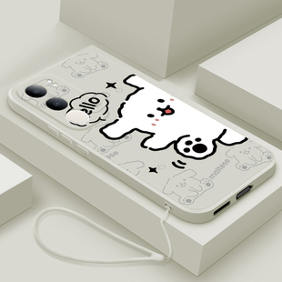 适用vivoy50手机壳5G新款 Y50m液态硅胶软壳V2443A镜头全包防摔保护套V2443BA男女生情侣创意卡通潮hello vivo