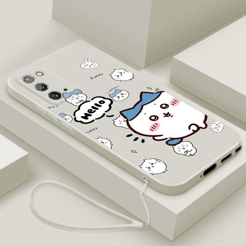 适用三星note20ultra手机壳新款GalaxyNote10液态硅胶10+保护套note9镜头全包防摔note8软壳plus男女卡通跳舞