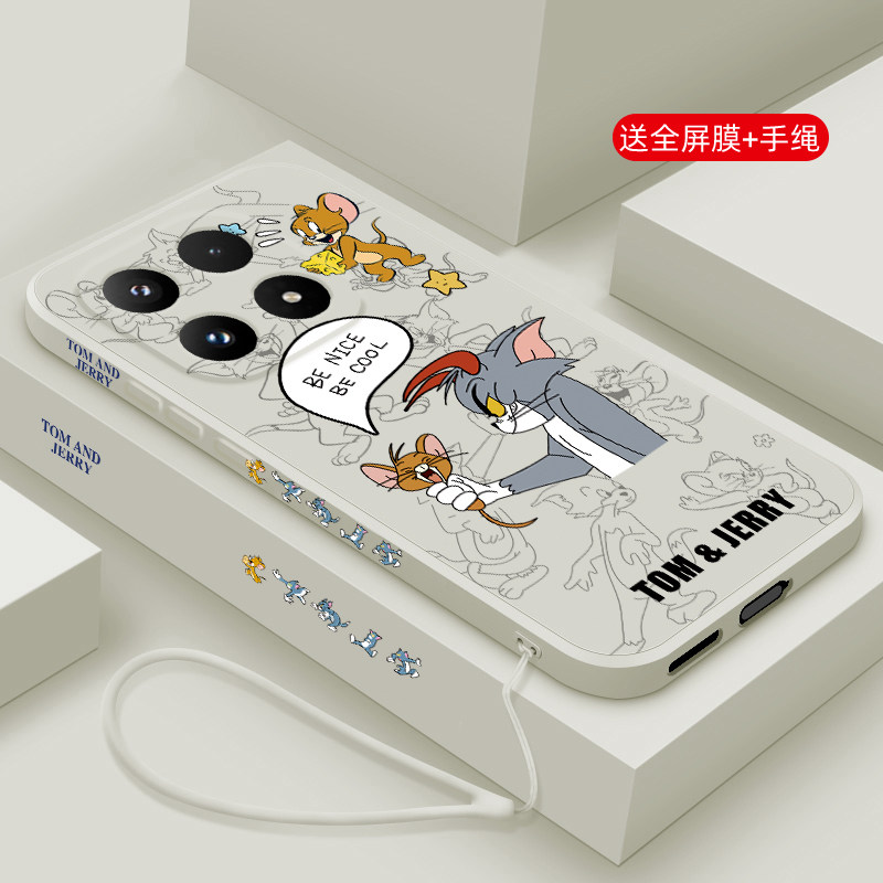 适用小米17promax手机壳新款xiaomi17液态硅胶保护套小米17MAX镜头全包17pro防摔软壳男女生潮牌网红卡通猫鼠