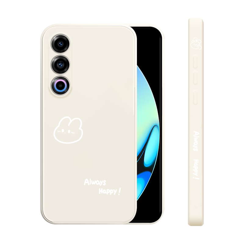 适用魅族21note手机壳新款Meizu21Note液态硅胶软壳镜头全包防摔保护套n0te男女生noto网红时尚卡通外开心兔