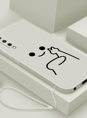 适用小米cc9手机壳新款xiaomiCC9pro液态硅胶保护套por潮男女生cc9e镜头全包防摔软壳Mi网红个性创意卡通比耶