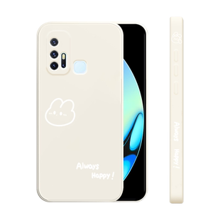 适用vivoZ6手机壳z5新款z5x液态硅胶保护套男女vivoz3全包边防摔z3i软壳z1个性创意z1i简约青春版外壳开心兔