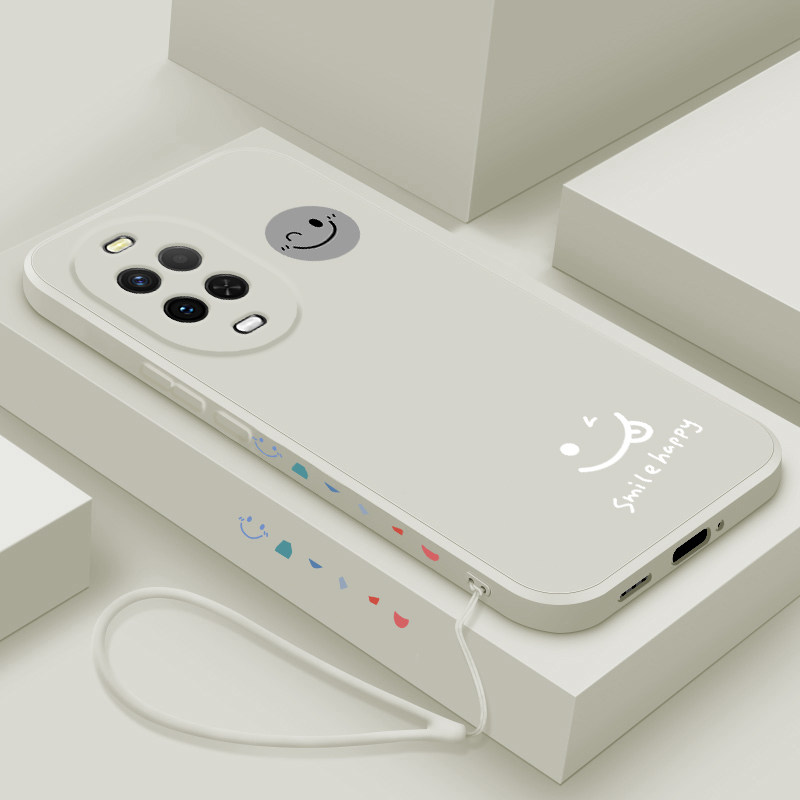 适用华为nova15手机壳新款nova15pro液态硅胶保护套nova15ultra镜头全包防摔软壳男女生个性创意卡通网红笑脸