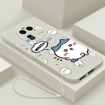 适用oppofindx6手机壳新款findx5pro天玑版液态硅胶findx3保护套findx2pro镜头全包防摔软壳男女创意卡通跳舞