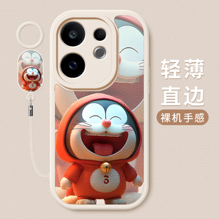 适用vivos30手机壳新款s30promini小羊皮硅胶软壳vivo s20镜头全包s19pro防摔保护套男女生个性创意卡通哆啦