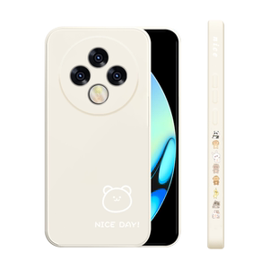 适用oppoa3pro手机壳新款A3pro液态硅胶保护套por男女0pp0镜头全包防摔软壳个性创意PJY110简约外壳线条小熊