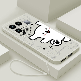 适用realme真我Neo8手机壳新品真我neo8液态硅胶软壳oppo镜头全包防摔保护套RMX8899男女情侣款创意卡通hello