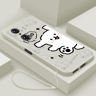 适用荣耀60手机壳新款华为honor60pro液态硅胶保护套por潮男女生荣耀60se镜头全包防摔软壳创意卡通可爱hello