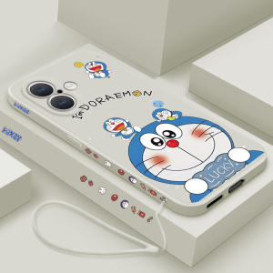 适用苹果16手机壳新款iphone16pro液态硅胶软壳16plus镜头全包16promax防摔保护套ip十六pr0男女生卡通机器猫