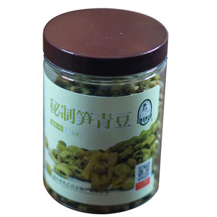 孔乙己零食炒货坚果绍兴特产休闲食品罐装笋丝青豆230克