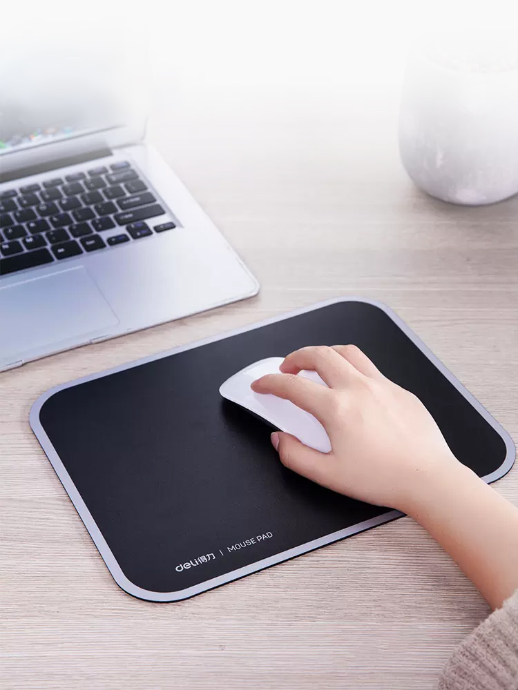 得力鼠标垫树脂橡胶防滑舒适护腕