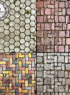 diy小屋pakitoy房子仿真建筑模型材料砌墙沙盘迷你地板砖头砖块