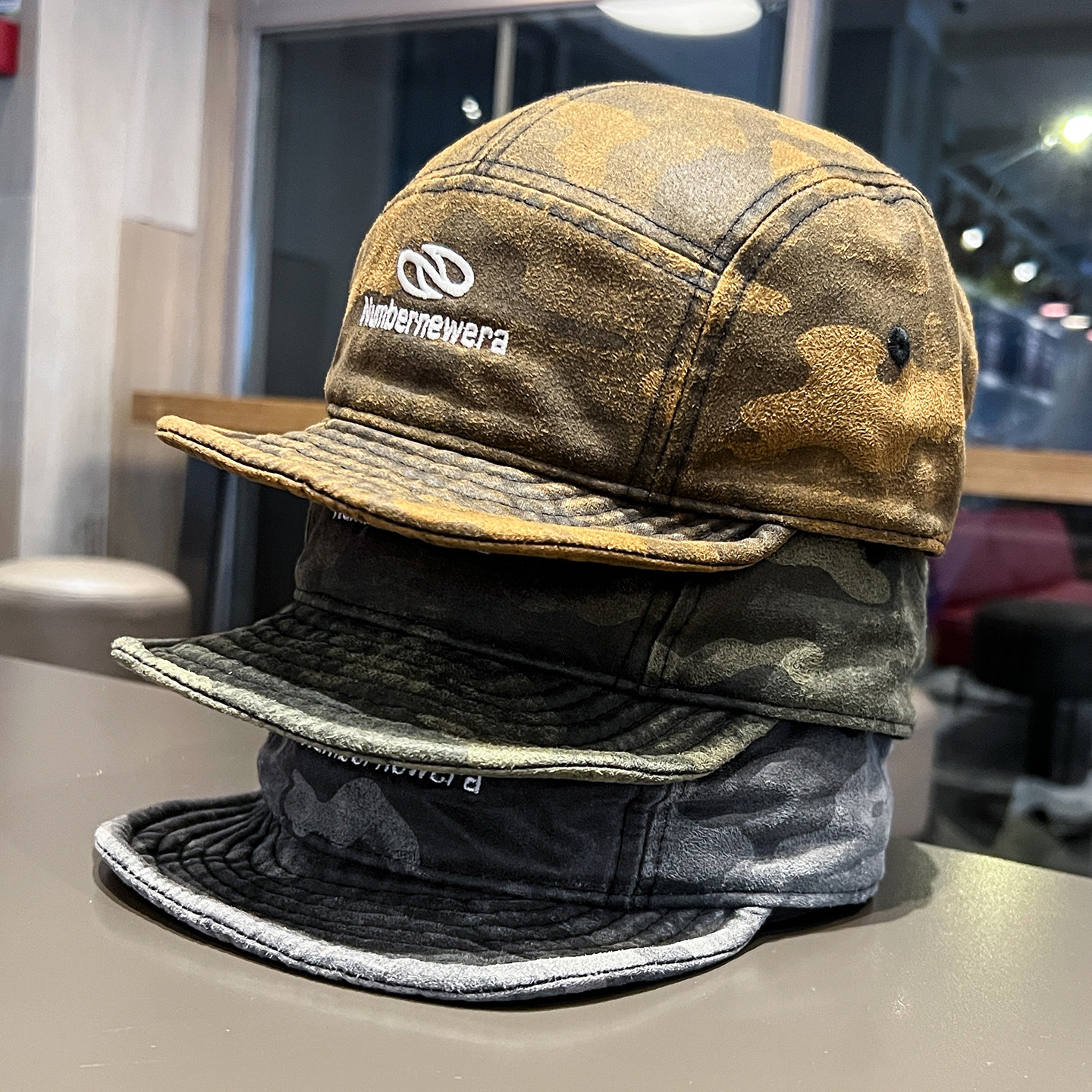 美式小众迷彩棒球帽男女潮牌嘻哈平檐帽子户外工装软檐五片鸭舌帽