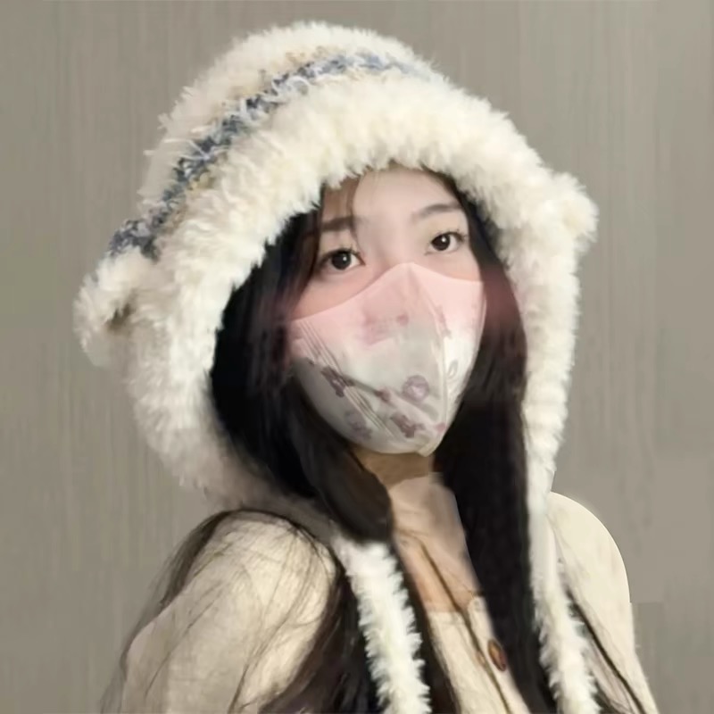 雷锋帽护耳帽日韩女秋冬季