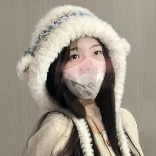 雷锋帽护耳帽日韩女秋冬季