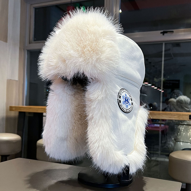 仿兔毛雷锋帽男女冬季加厚保暖护耳帽东北帽加绒防寒骑车防风棉帽,服饰配件/皮带/帽子/围巾,帽子,淘宝优惠券,粉丝福利购,淘宝优惠卷