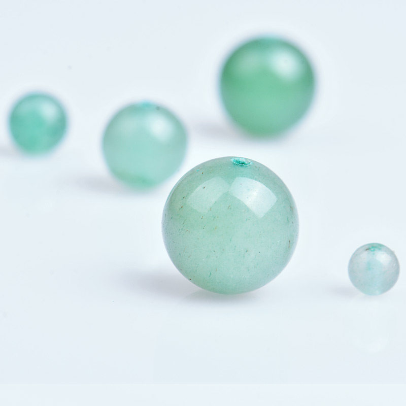 东陵玉髓水晶散珠子diy手工饰品配件半成品圆珠串珠散珠配饰材料