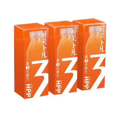 富岗鲜果下凡hpp苹果汁持久锁鲜