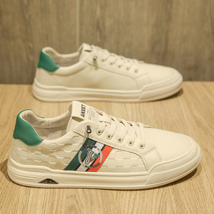 欧洲站男鞋2026新款夏季百搭男士一脚蹬轻便软底休闲运动小白板鞋