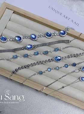 10.13更新【海蓝宝手链】孤品合集天然水晶s925纯银礼物女闺蜜