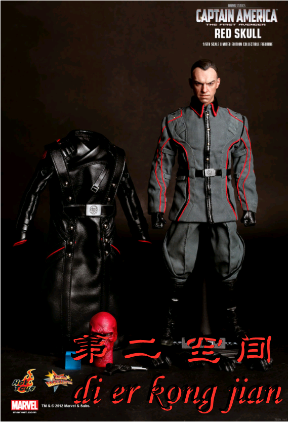 包邮现货 hottoys ht 1/6 mms167 美国队长 反派红骷髅 red skull