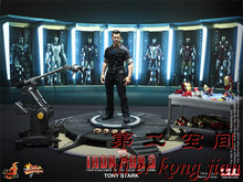 包邮现货 HotToys HT 1/6 MMS191 钢铁侠3 托尼 TONY 调试版2.0