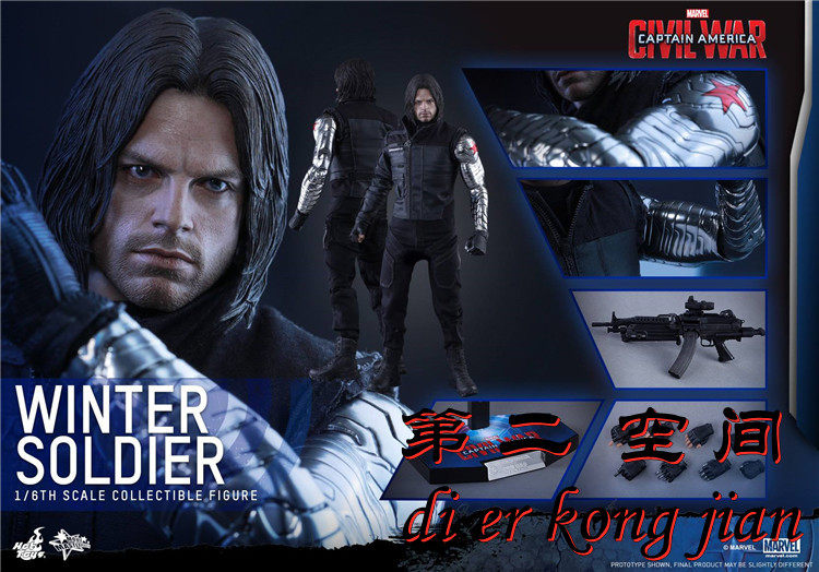 包邮现货 hottoys ht 1/6 mms351 美国队长3内战 冬日战士冬兵2.