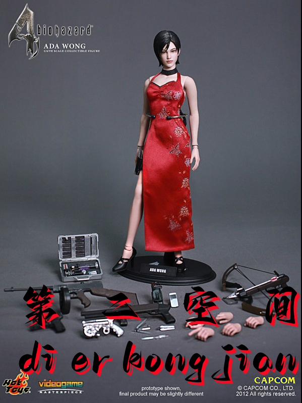 包邮现货 HotToys HT 1/6 VGM16生化危机 Ada wong艾达王1.0旗袍