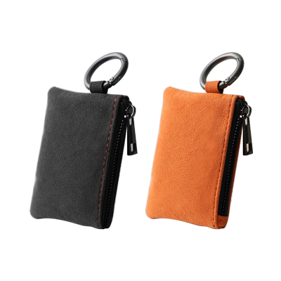 适用奔驰amg翻毛皮钥匙包遥控袋