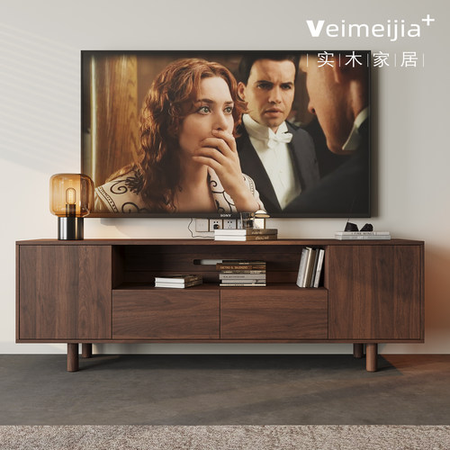 客厅收纳电视机柜现代简约实木