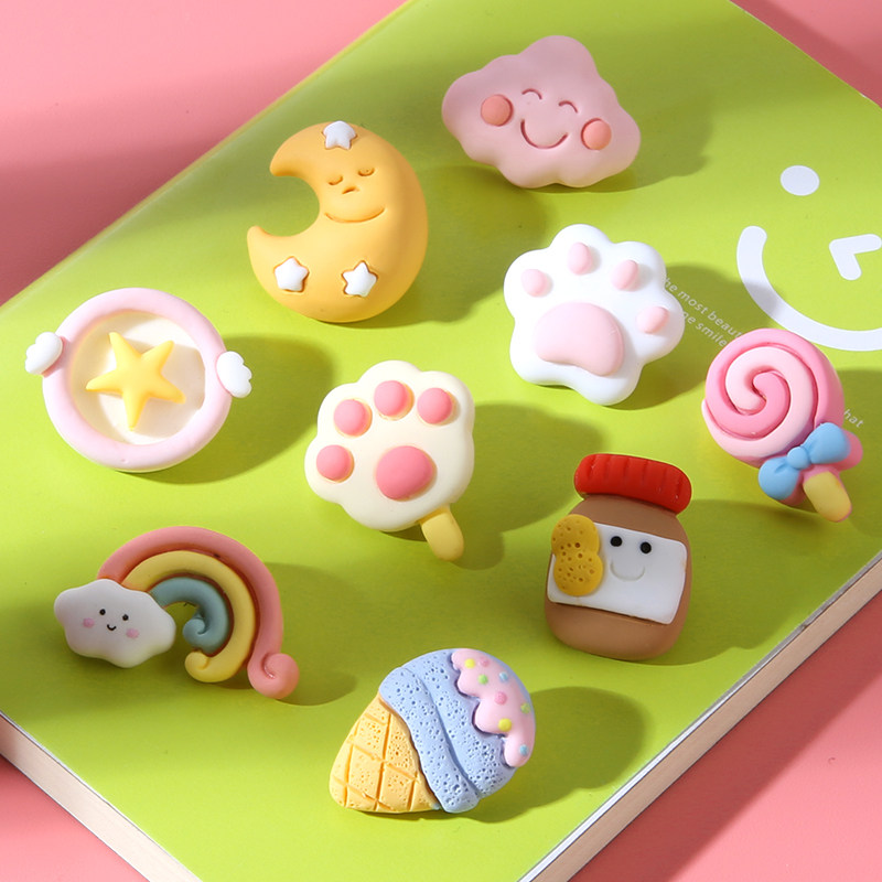 彩色卡通纽扣儿童宝贝衣服开衫毛衣可爱扣子婴儿外套钮扣装饰配件